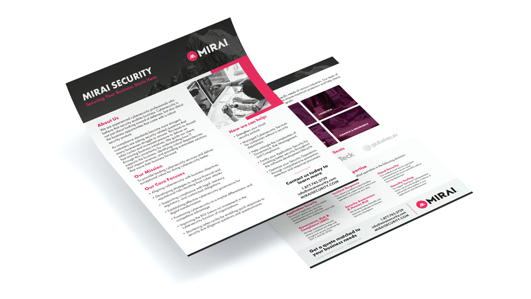 Cyber Security Company Brochures